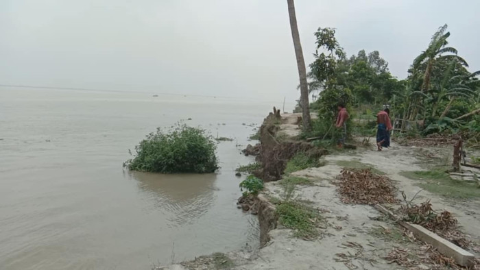 মানিকগঞ্জে নদী ভাঙনের ঝুঁকিতে ৬৪ স্থান, আতঙ্কে বাসিন্দারা