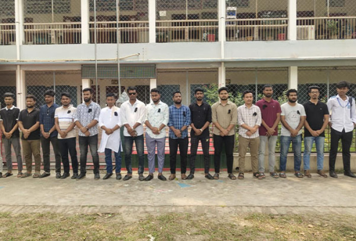 সাম্য হত্যার ঘটনায় সিরাজগঞ্জ সরকারি কলেজ ছাত্রদলের এক দিনের শোক