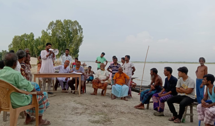 প্রাকৃতিক দূর্যোগে ভয় পায়না গাইবান্ধা যমুনা-ব্রহ্মপুত্র পাড়ের মানুষ