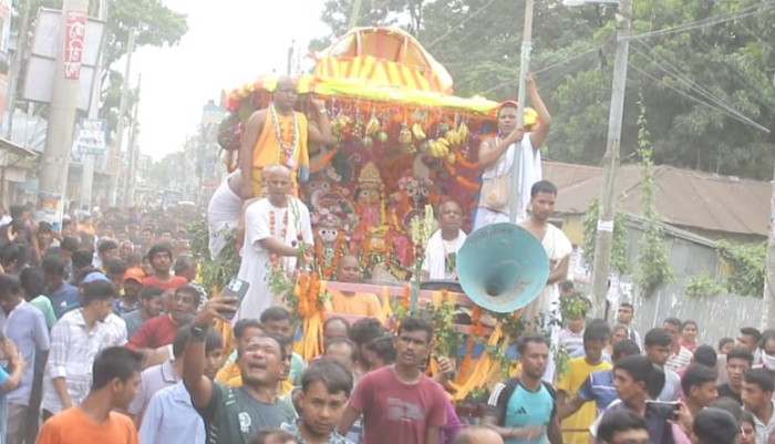 কুড়িগ্রামে শ্রীশ্রী জগন্নাথদেবের রথযাত্রা
