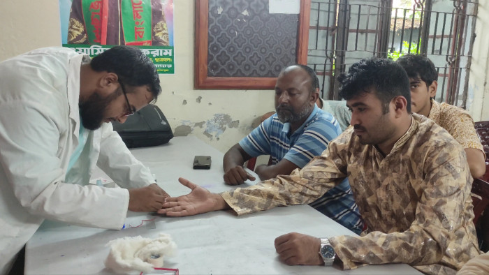 পিরোজপুরে বিএনপির রক্তদান কর্মসূচি
