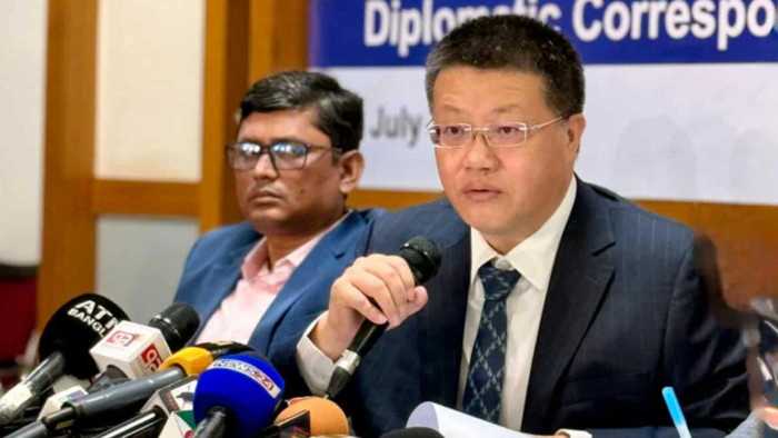 জাতীয় সরকার গঠন ও নির্বাচন বাংলাদেশের অভ্যন্তরীণ বিষয়: চীনা রাষ্ট্রদূত
