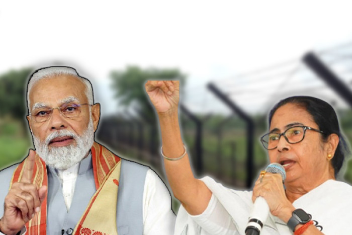 বাংলাদেশ সীমান্তে কাঁটাতার, জমি সরবরাহে বাধা দিচ্ছে মমতা
