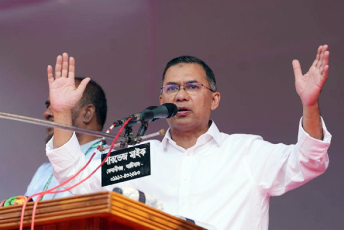 নির্বাচনের আগেই মানুষ ঠকাচ্ছে একটি দল: তারেক রহমান