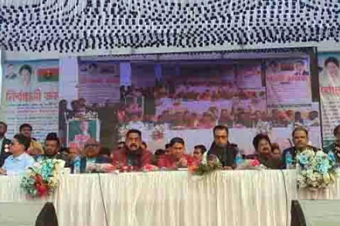মান্দায় বিএনপি মনোনীত প্রার্থী’র বিশাল নির্বাচনী জনসভা
